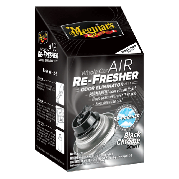 G181302 Whole Car Air Re-fresher/Black Chrome